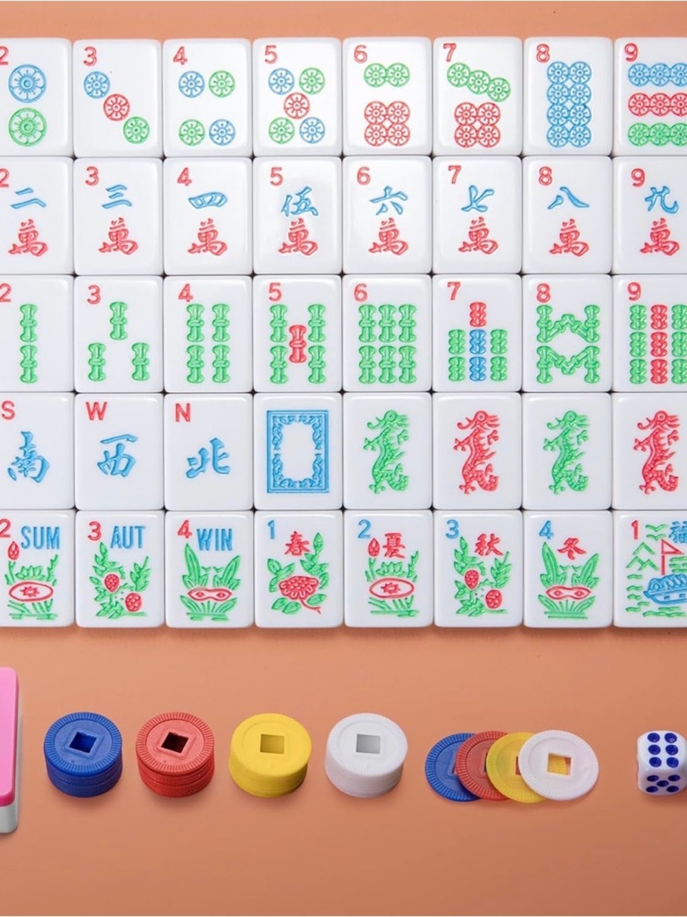Complete American Mahjong Set Tiles - Picture 9 of 13